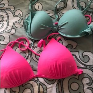 2 bikini tops
